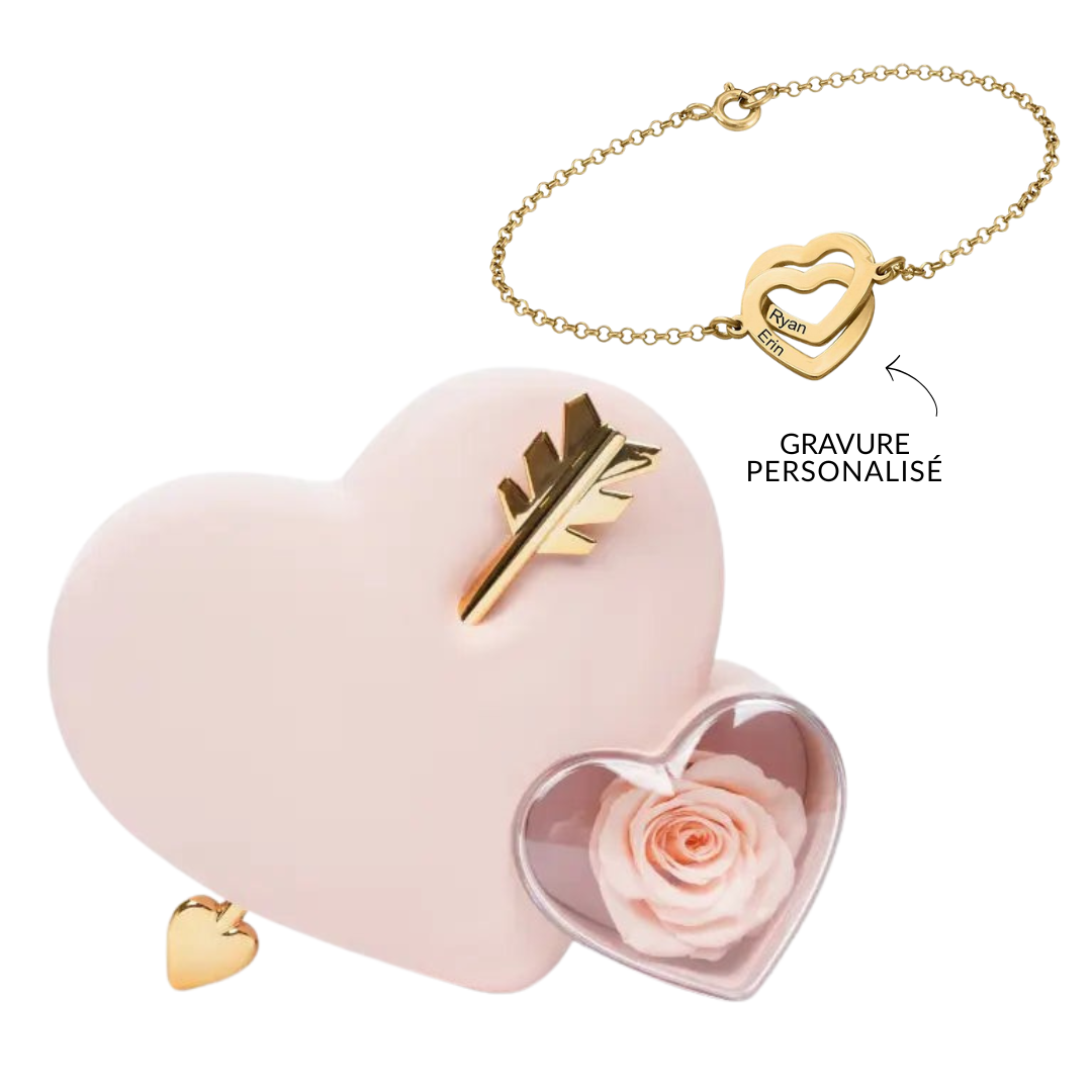 Coffret Cupidon & Bracelet Gravé