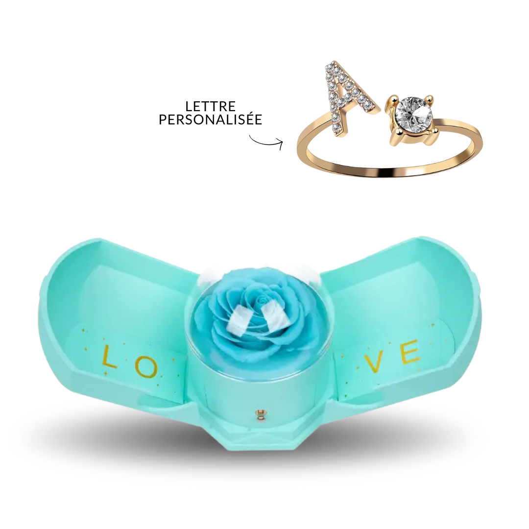 Boîte Amour & Bague Initiale