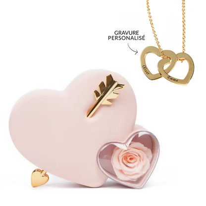 Coffret Cupidon & Collier Gravé