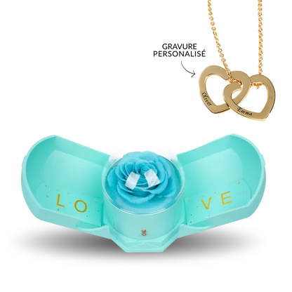 Boîte Amour & Collier Gravé
