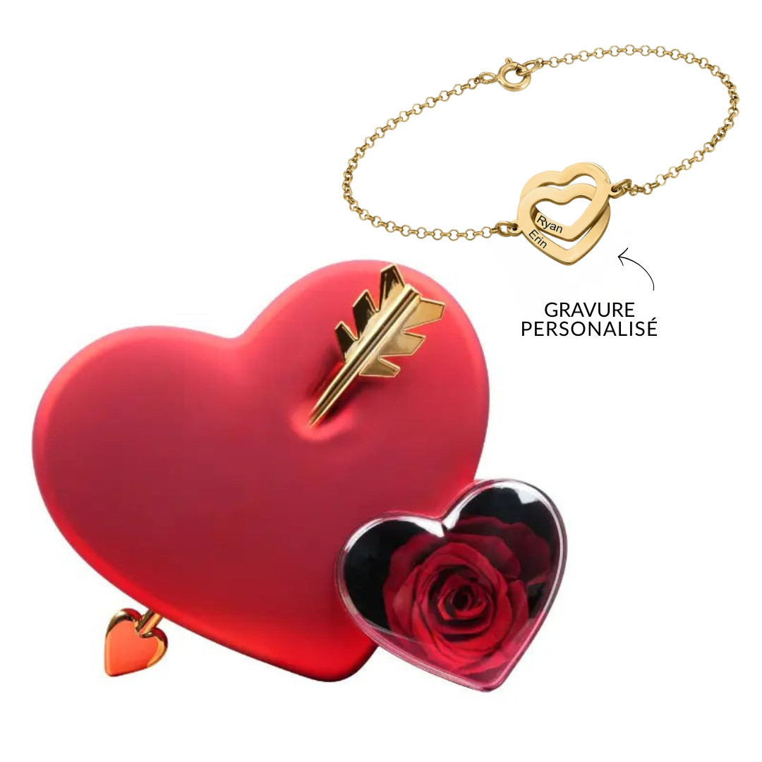 Coffret Cupidon & Bracelet Gravé